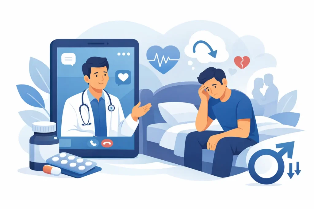 Consulta online para disfunção erétil