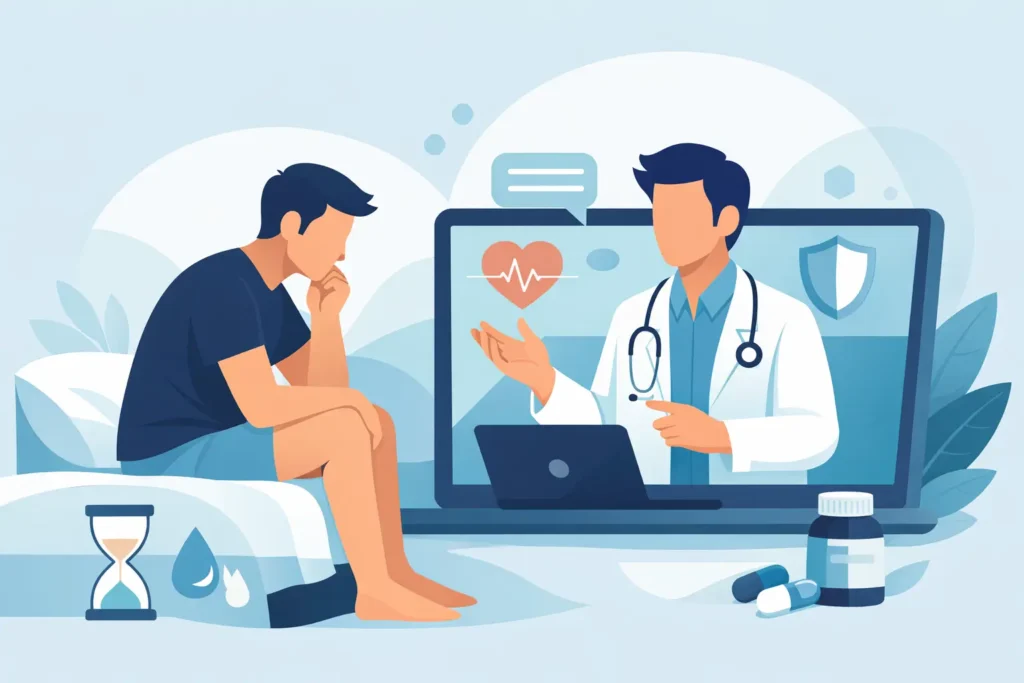 Ejaculação precoce: tratamento online