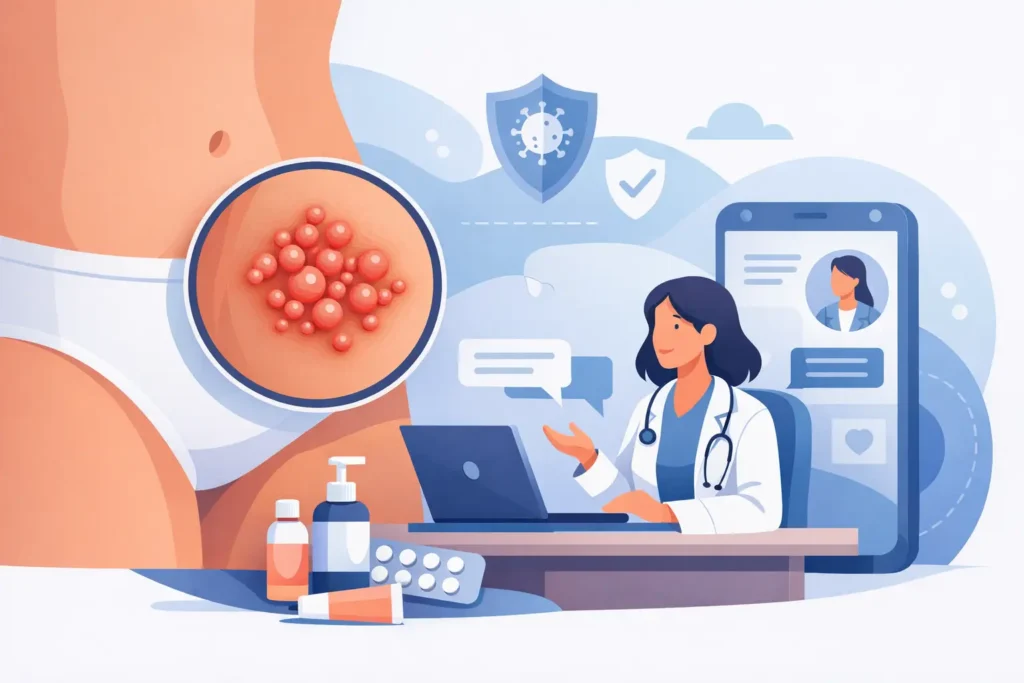 Herpes genital: tratamento online funciona?