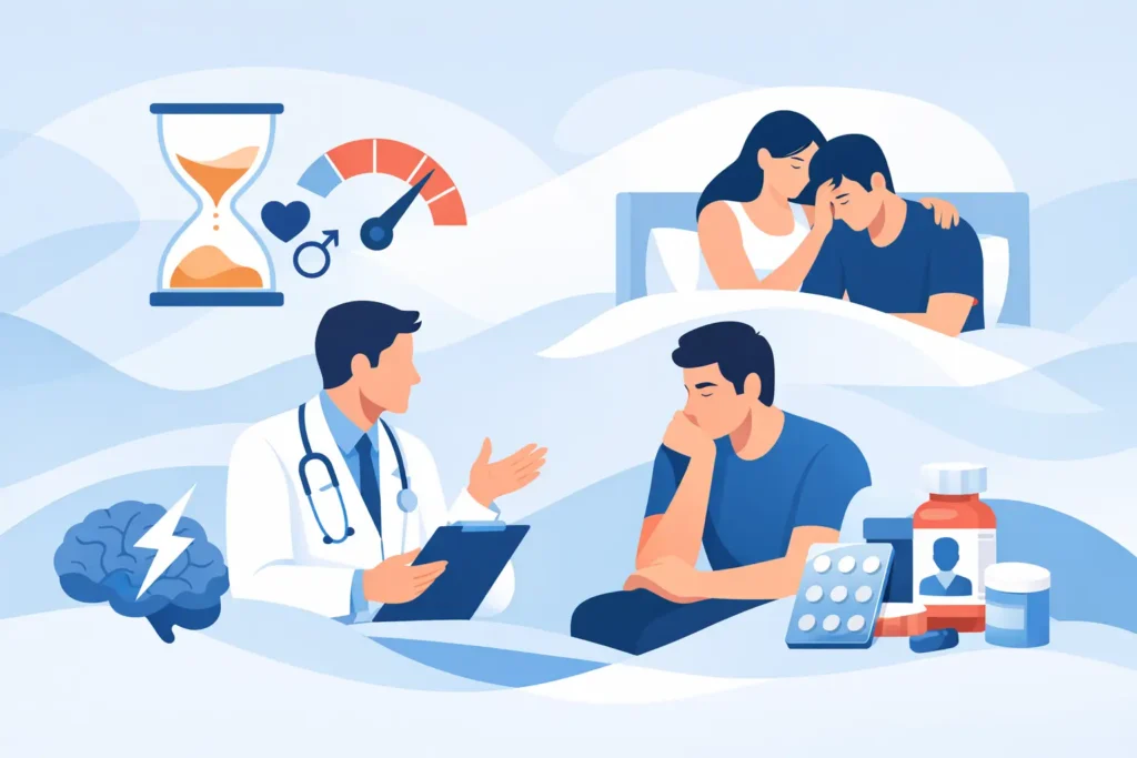 Como tratar a ejaculação precoce com médico