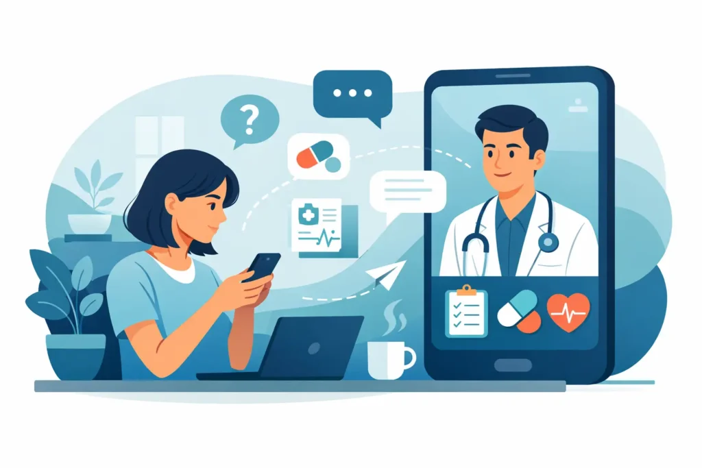 Consulta online sem videochamada funciona?