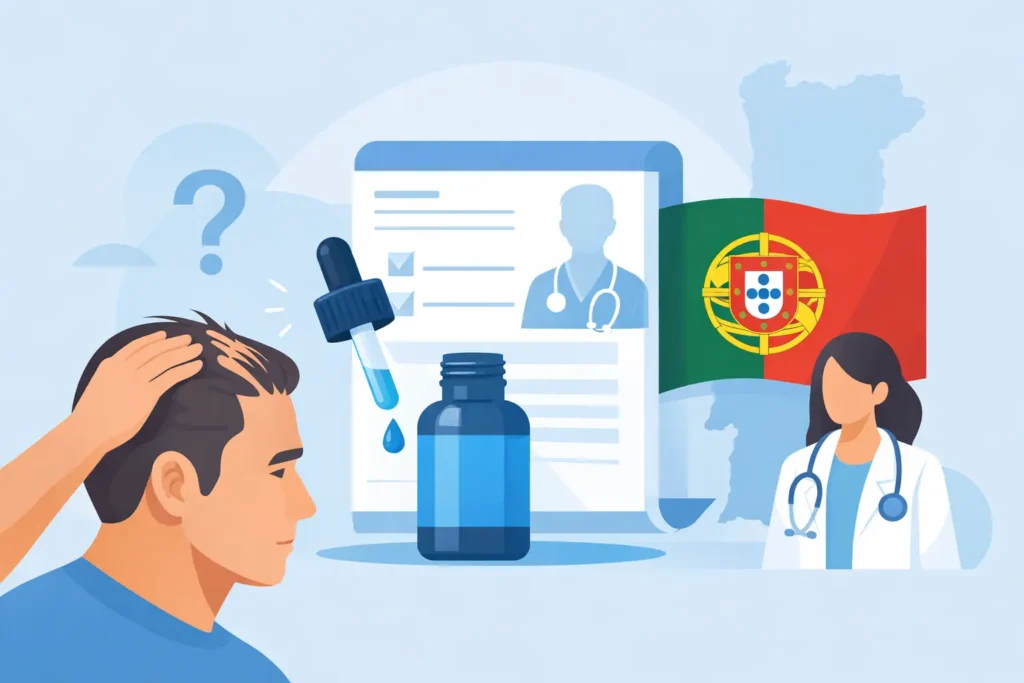 Minoxidil precisa de receita em Portugal?