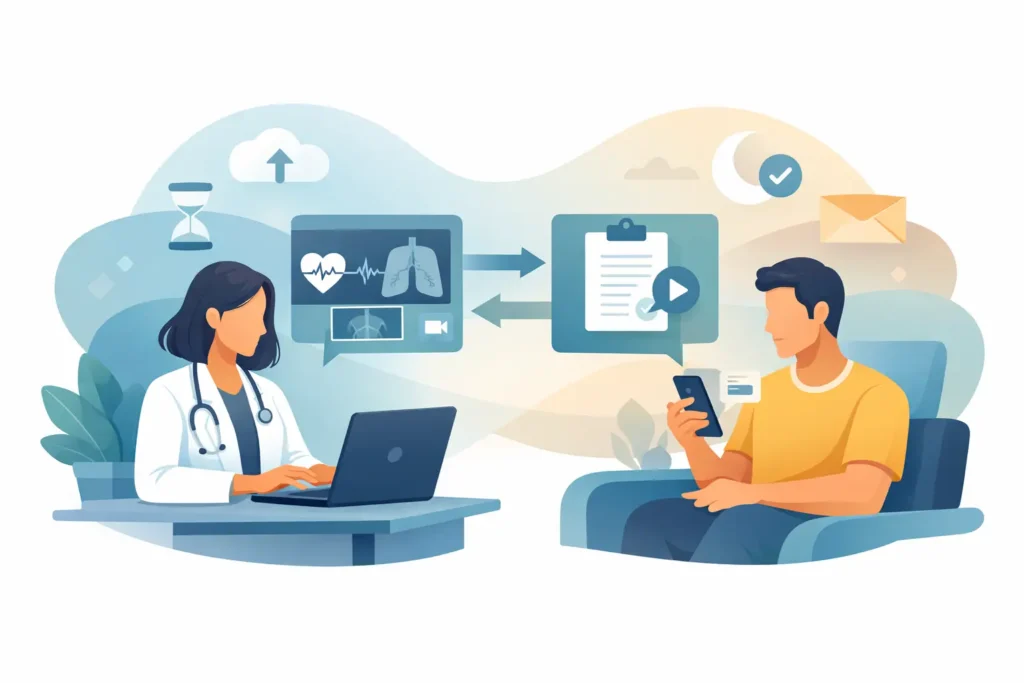 O que é telemedicina assíncrona?