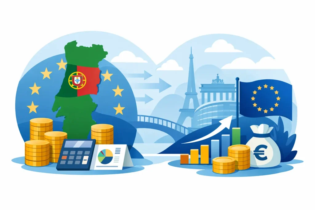 Receita portuguesa na União Europeia