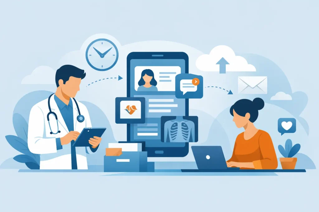 Telemedicina assíncrona sem videochamada