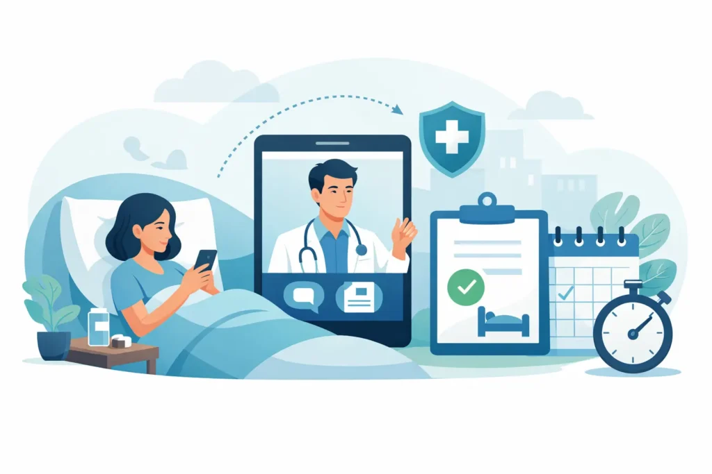 Baixa médica online: como funciona