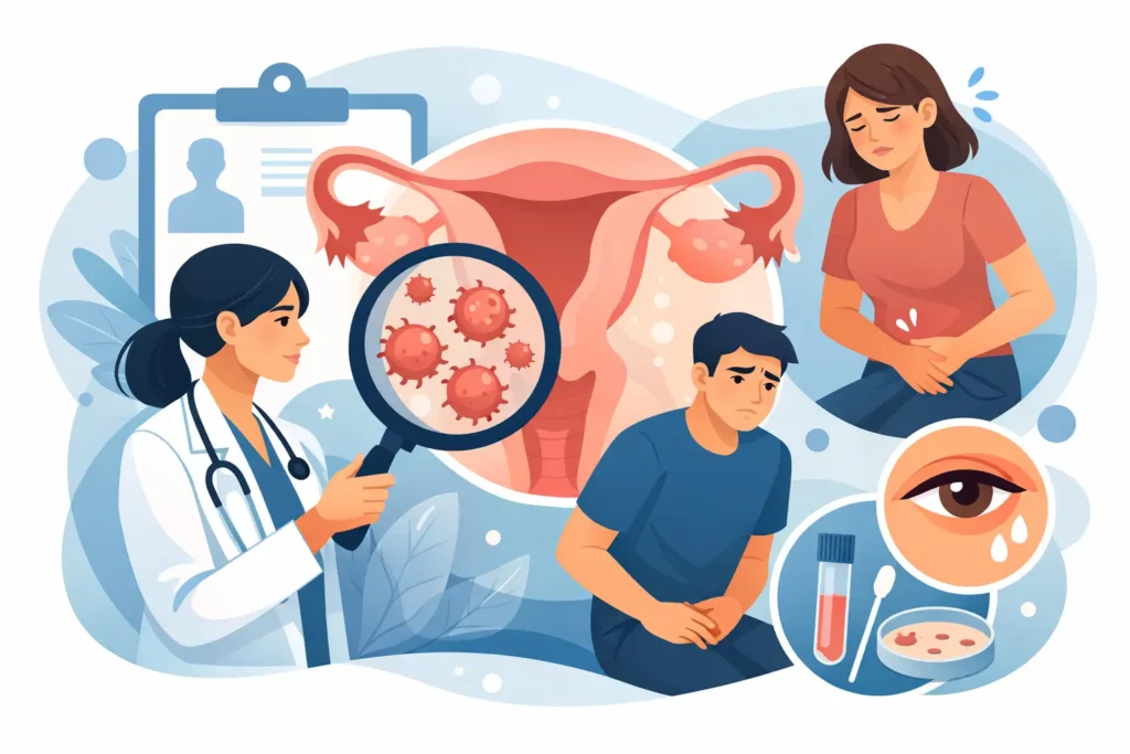 Como identificar sinais de clamídia
