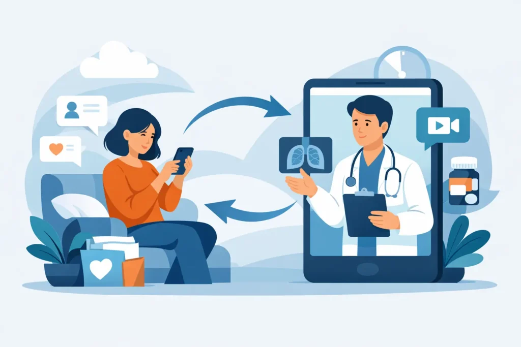 Consulta médica assíncrona: vantagens reais