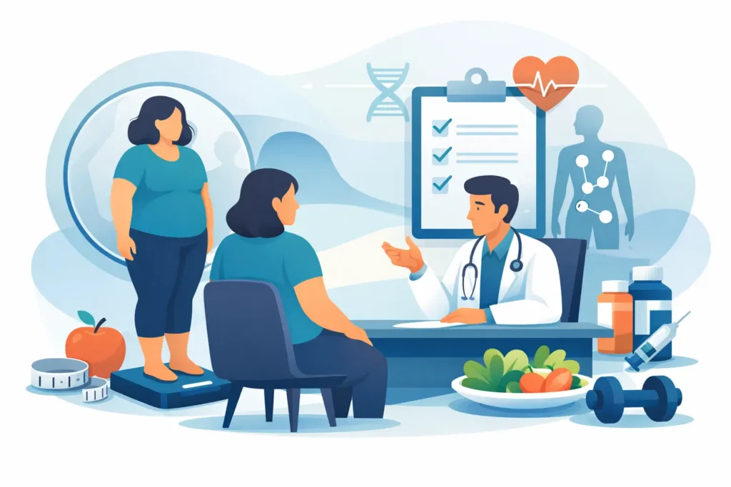 Peso a mais: tratamento com critério médico