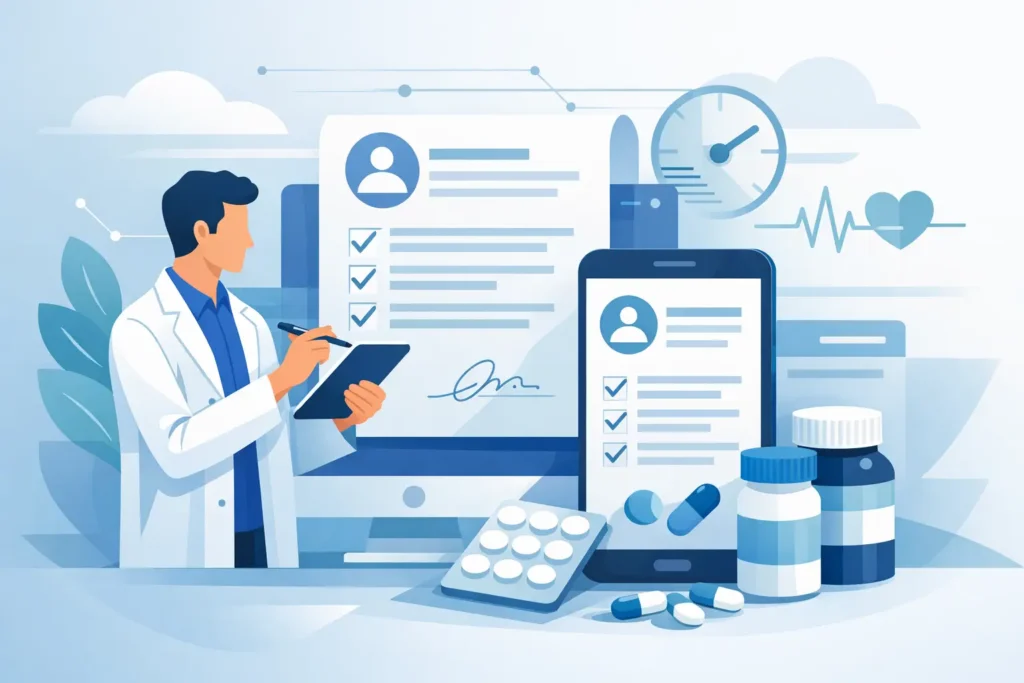 Prescrição médica digital rápida: como funciona