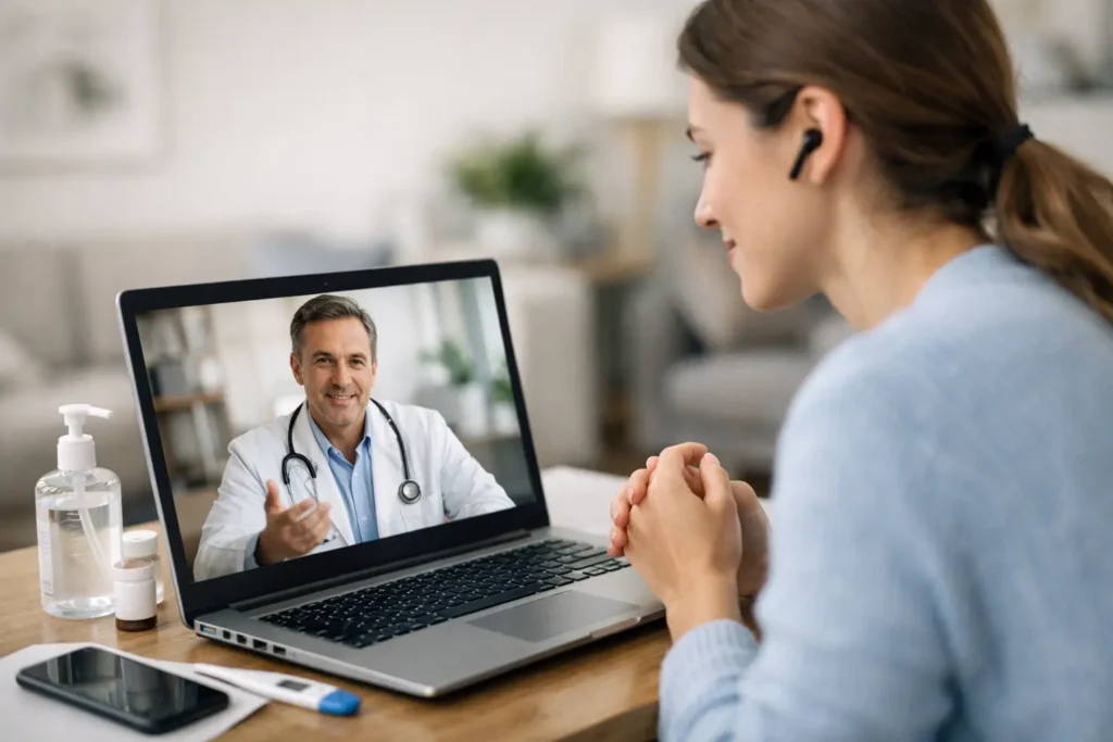 Médico online: cuidados seguros e sem espera