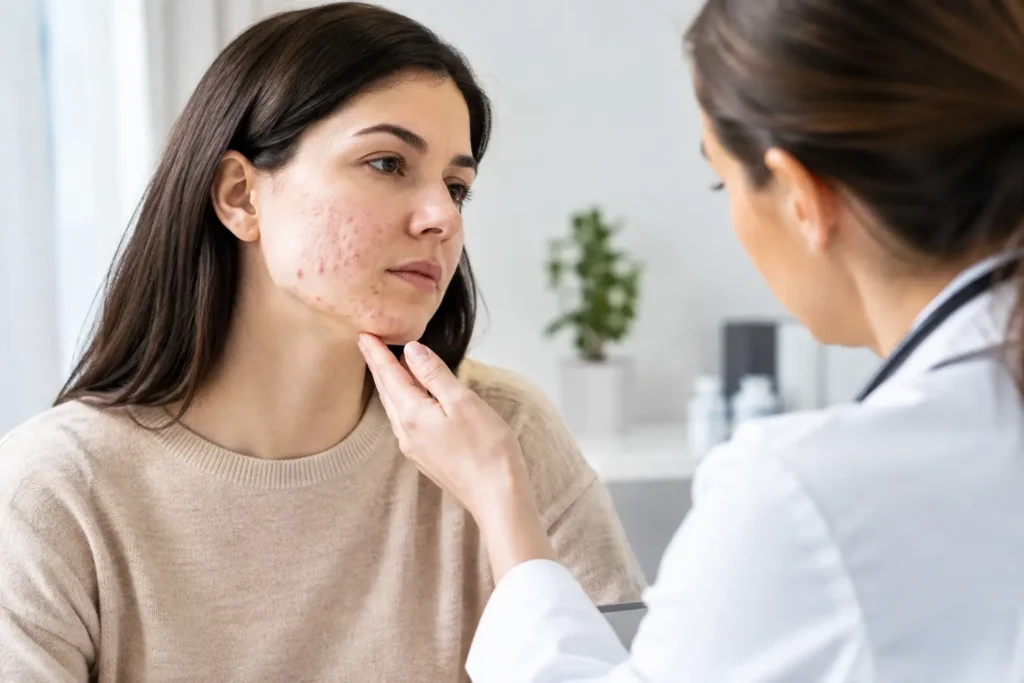 Acne adulta requer receita médica? Saiba quando
