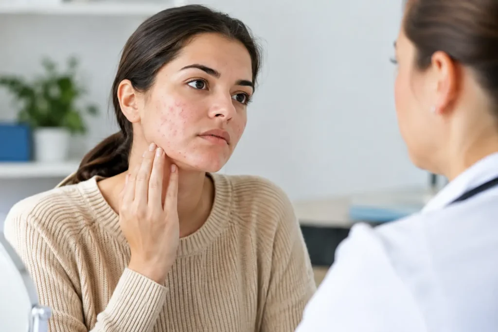 A acne hormonal precisa de médico? Saiba quando